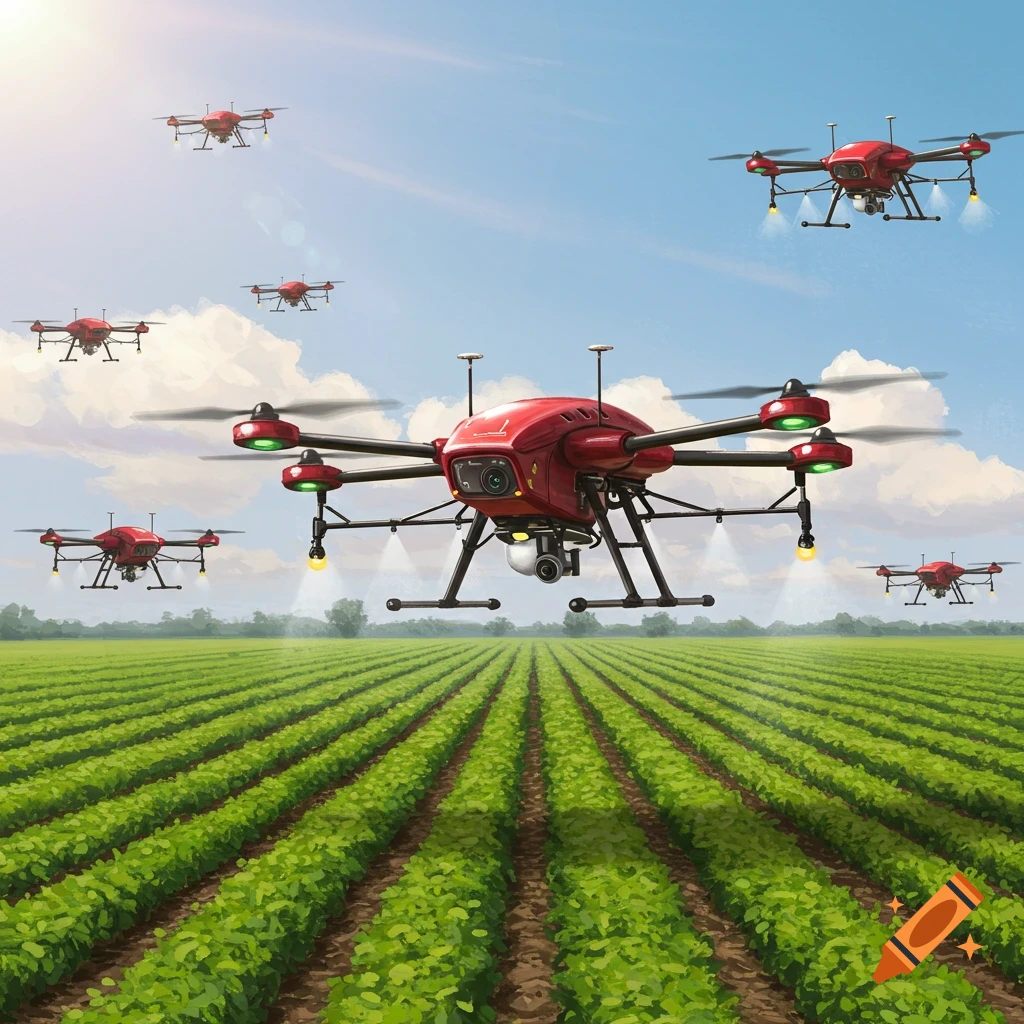 Precision agriculture drones