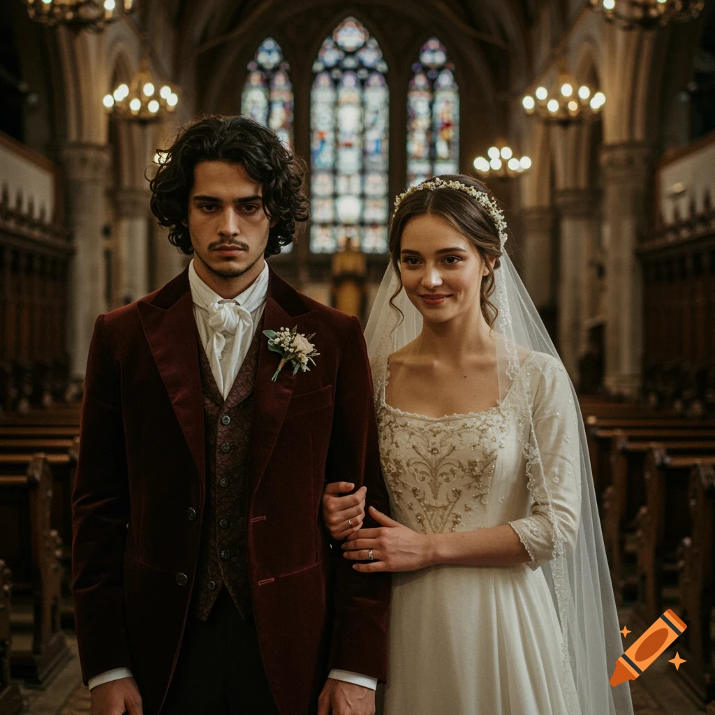 Romeo and Juliet wedding photo