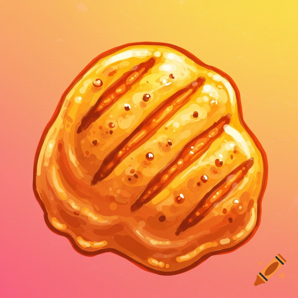 Grilled chicken blob