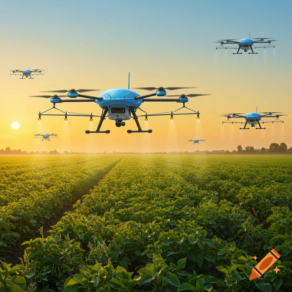 Precision agriculture drones