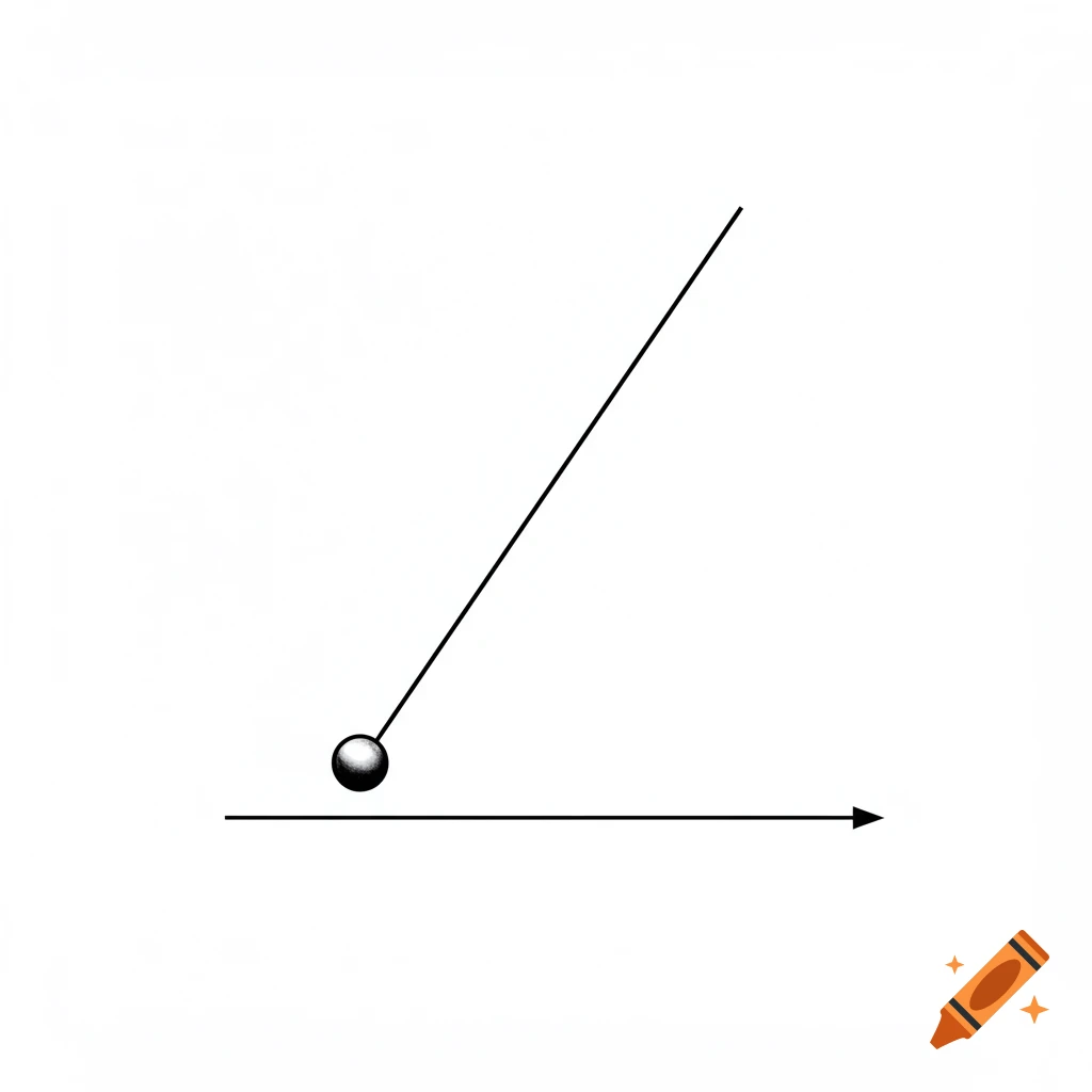 Swinging pendulum diagram