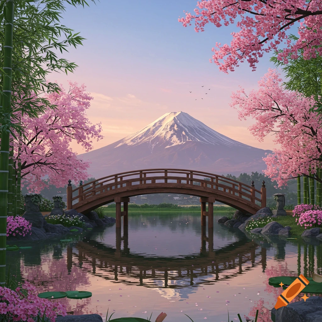 Landscape, Japonese Girl created on Craiyon Landscape, Japonese Girl created on Craiyon