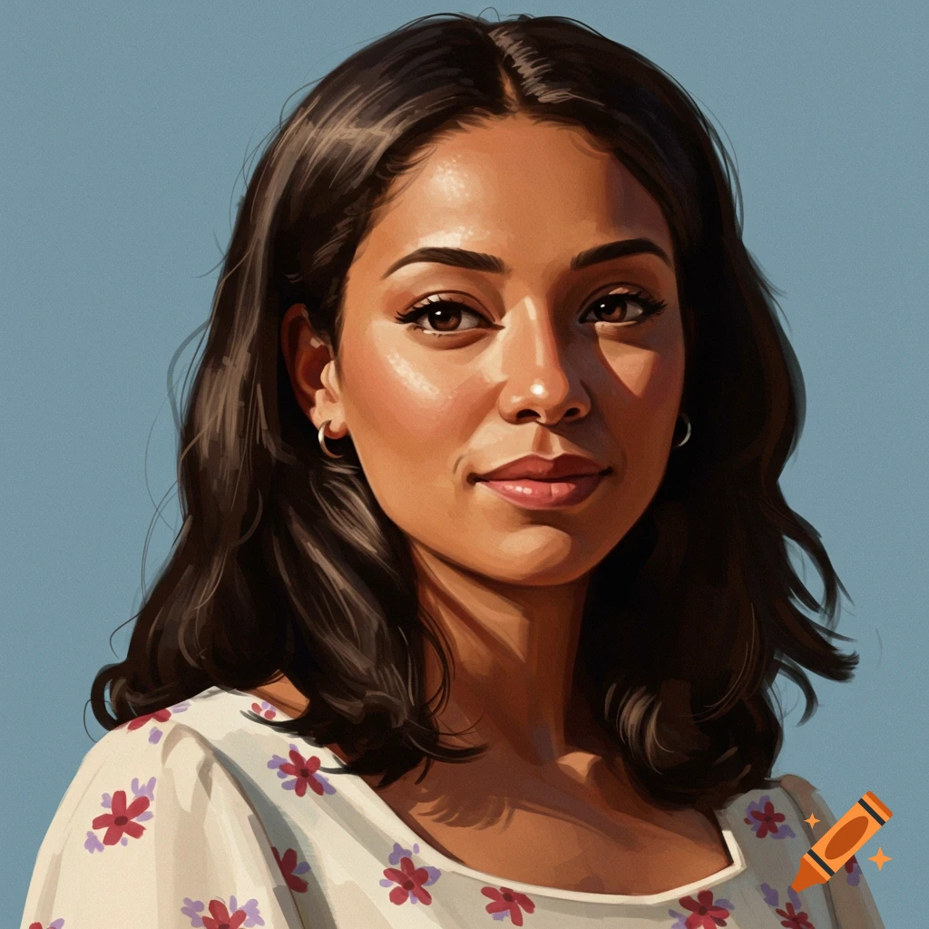 30-year-old-african-american-and-mexican-woman-on-craiyon