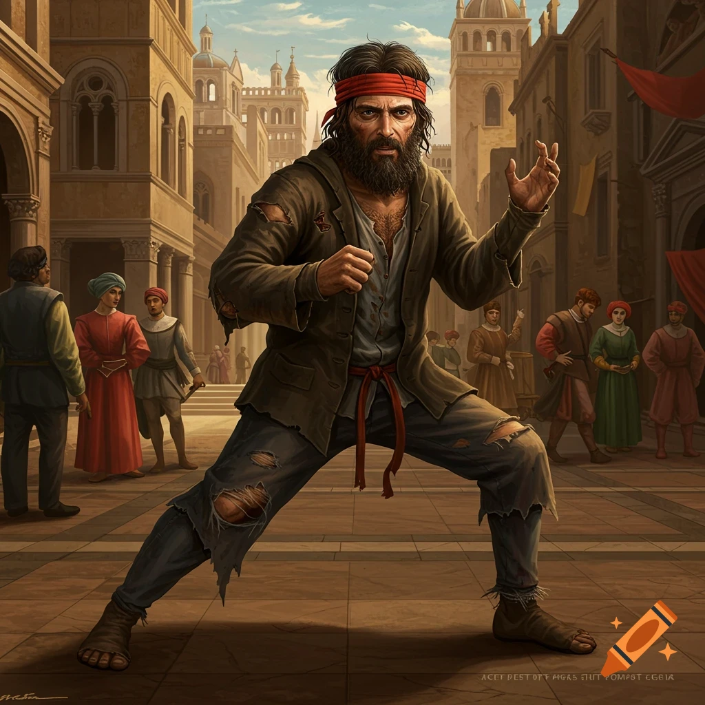 Midget, Man, Dwarf, Bearded, Very Short, Compressed Body Midget, Man, Dwarf, Bearded, Very Short, Compressed Body