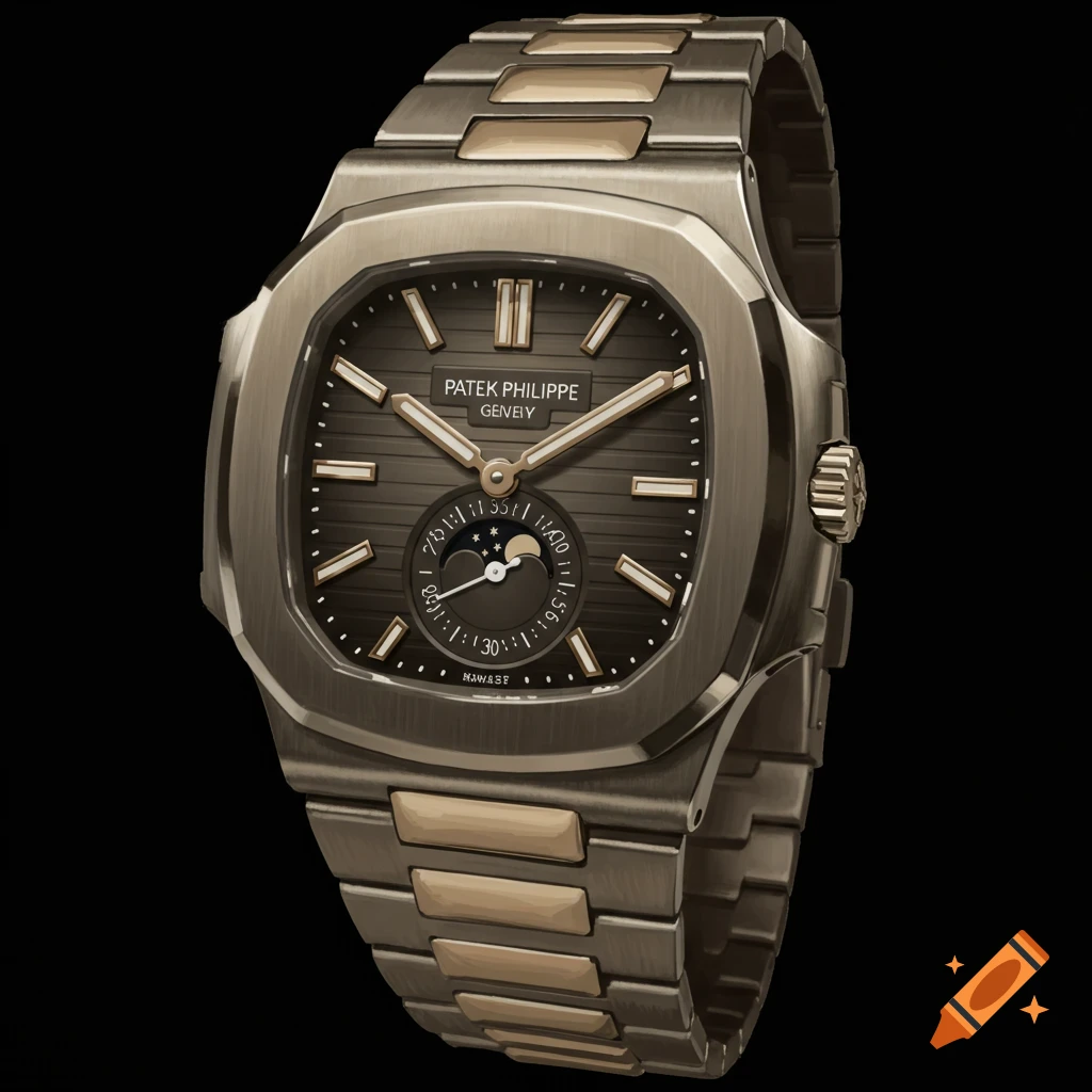Close-up of a luxury wristwatch