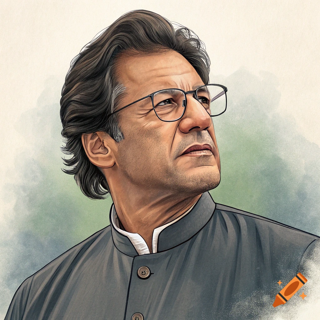 Illustration of a man wearing glasses and a dark gray collared shirt, looking upward.