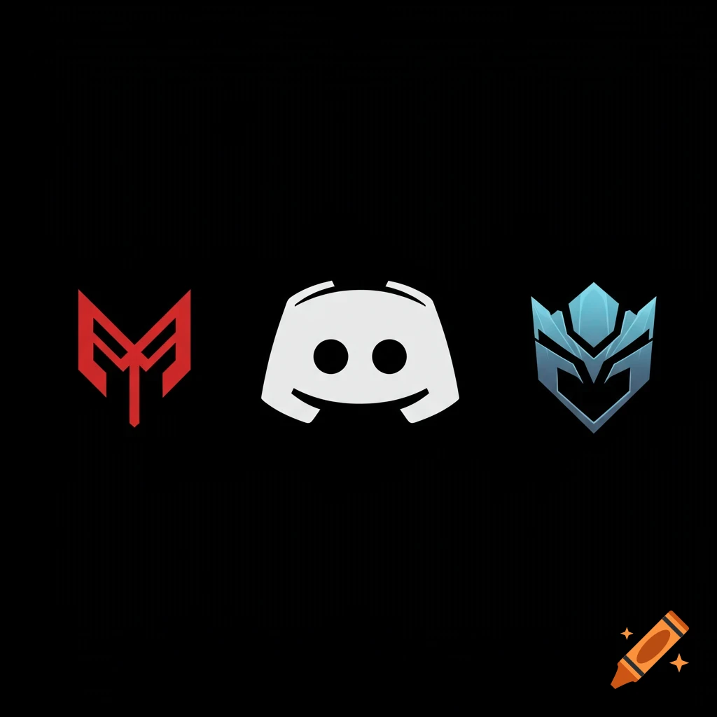 Discord, Apex Legends, and League of Legends logos on a black background.