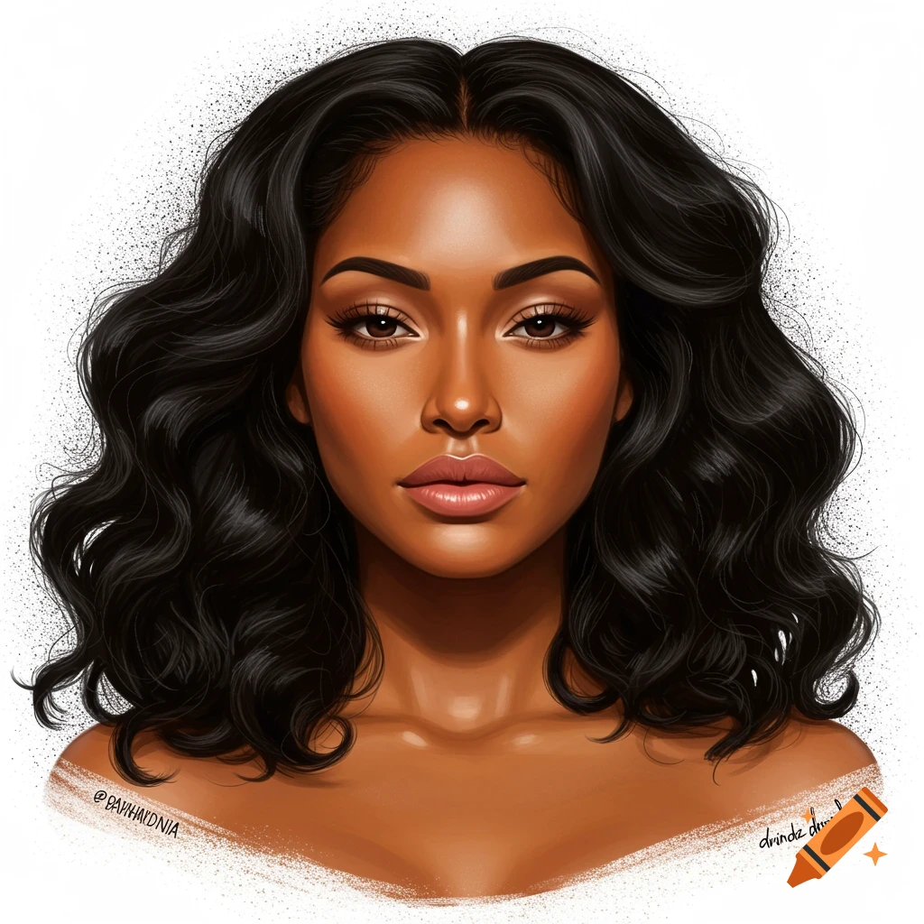 Portrait of a woman with dark wavy hair.