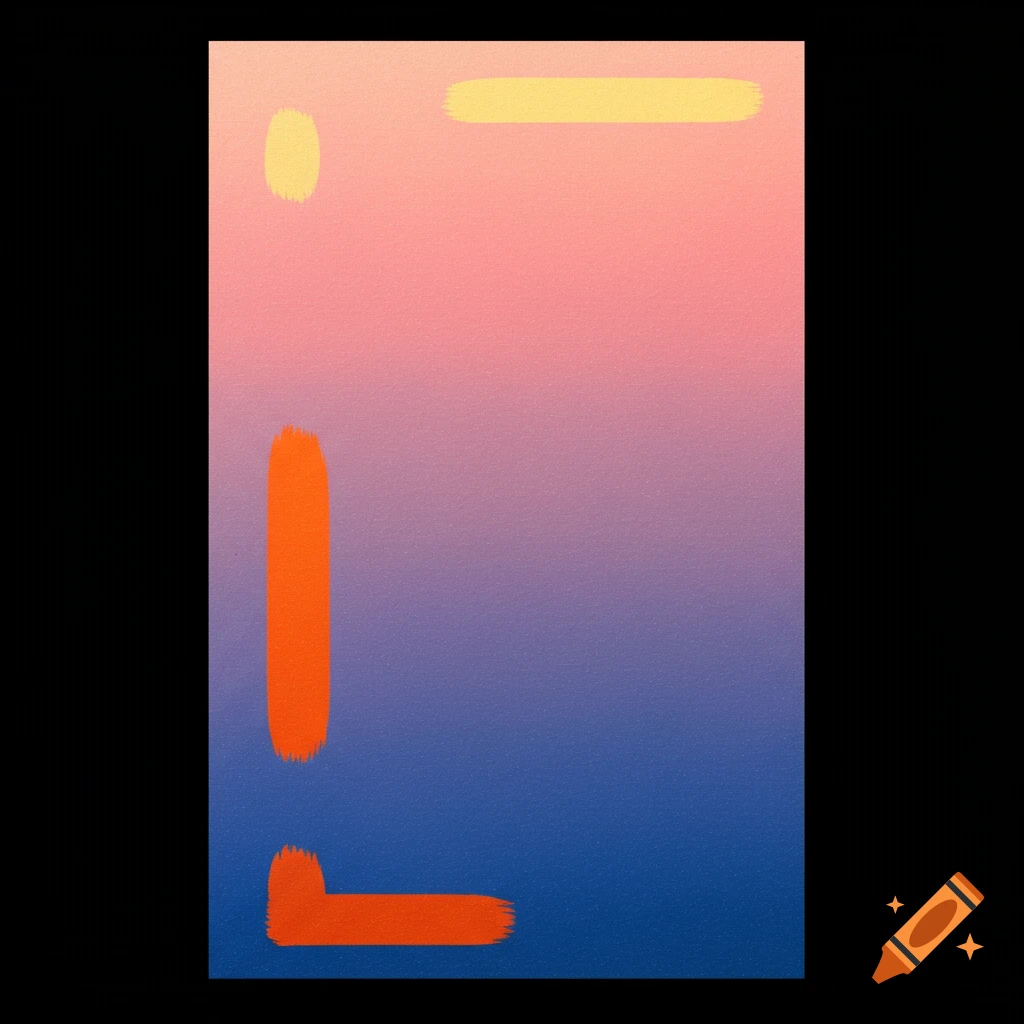 Abstract gradient background with orange and yellow brush strokes.