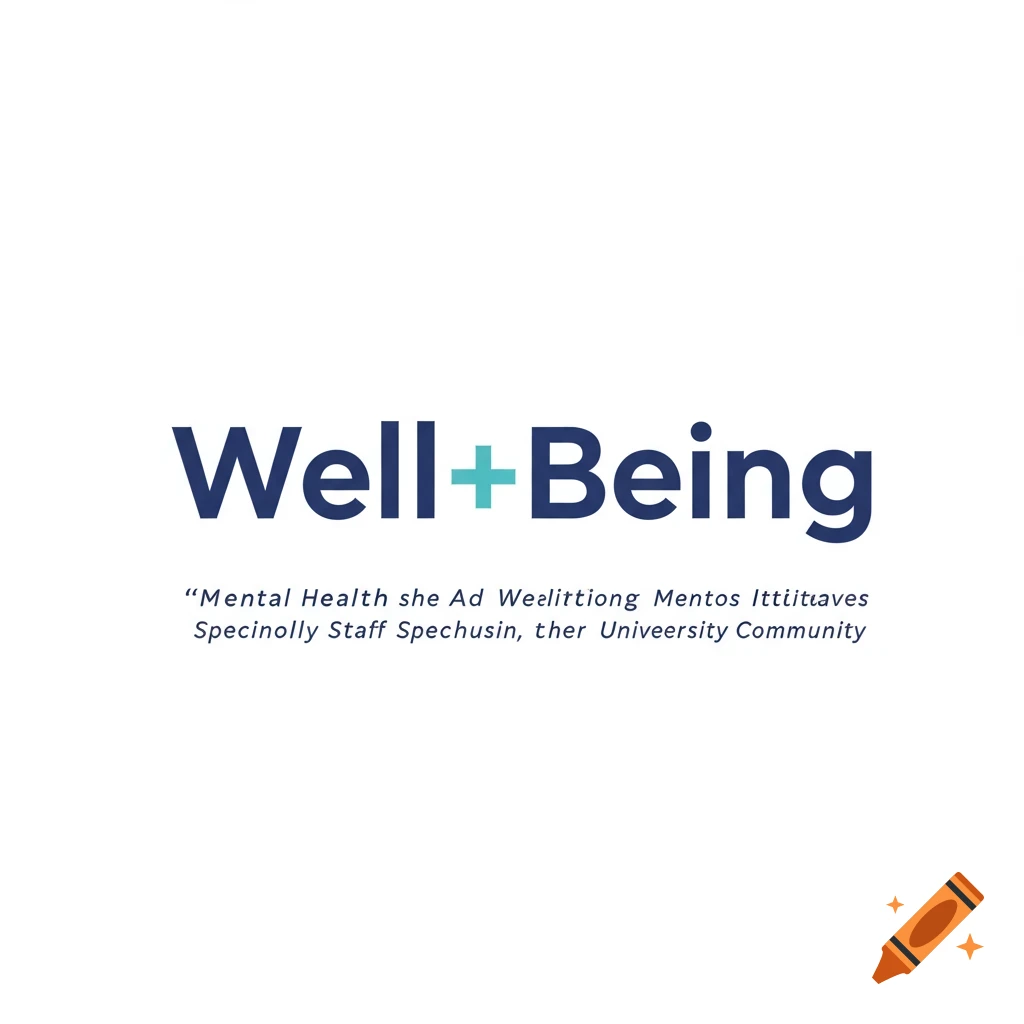 Logo for Well+Being with smaller text below