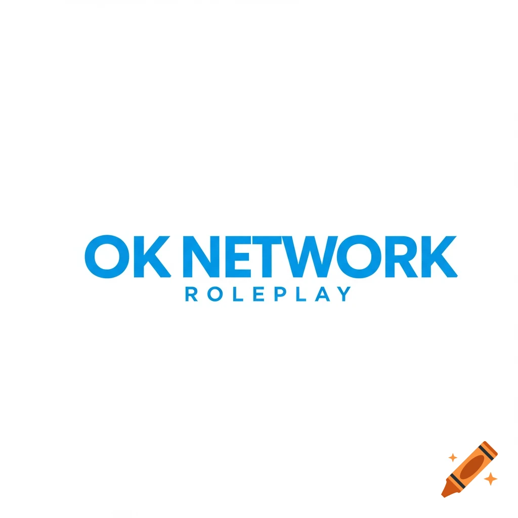 OK NETWORK ROLEPLAY logo in blue text on white background.