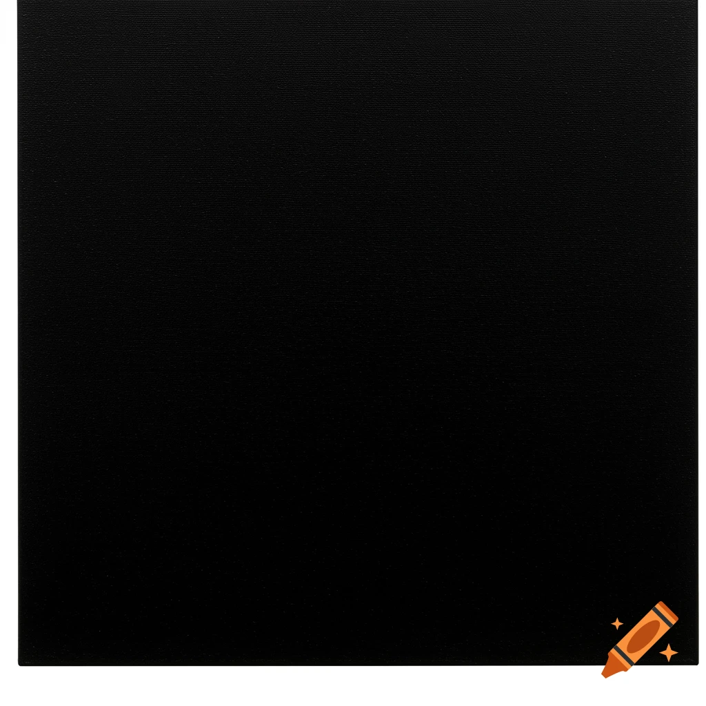 A solid black square.