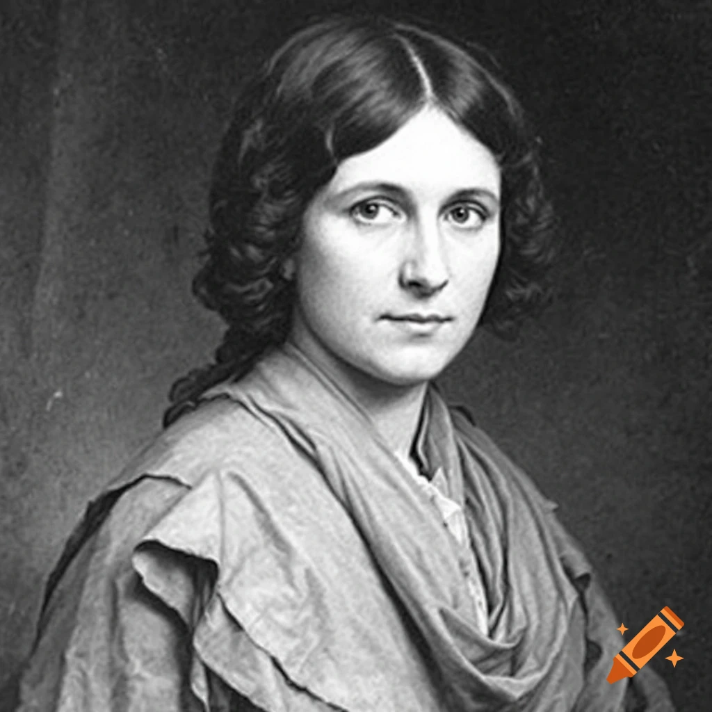 Black and white portrait of a woman wearing a shawl.