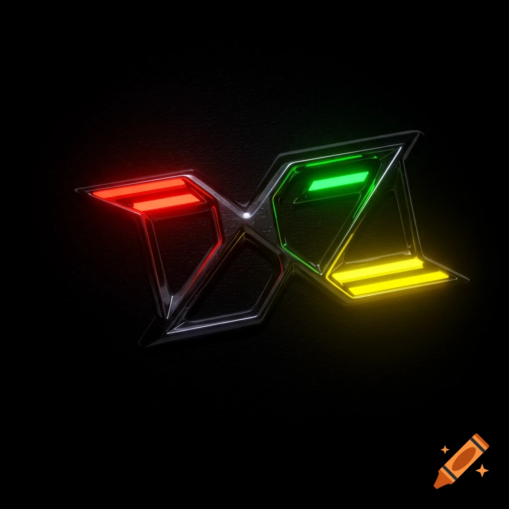 Metallic DS logo with red, green, and yellow accents on a dark background.