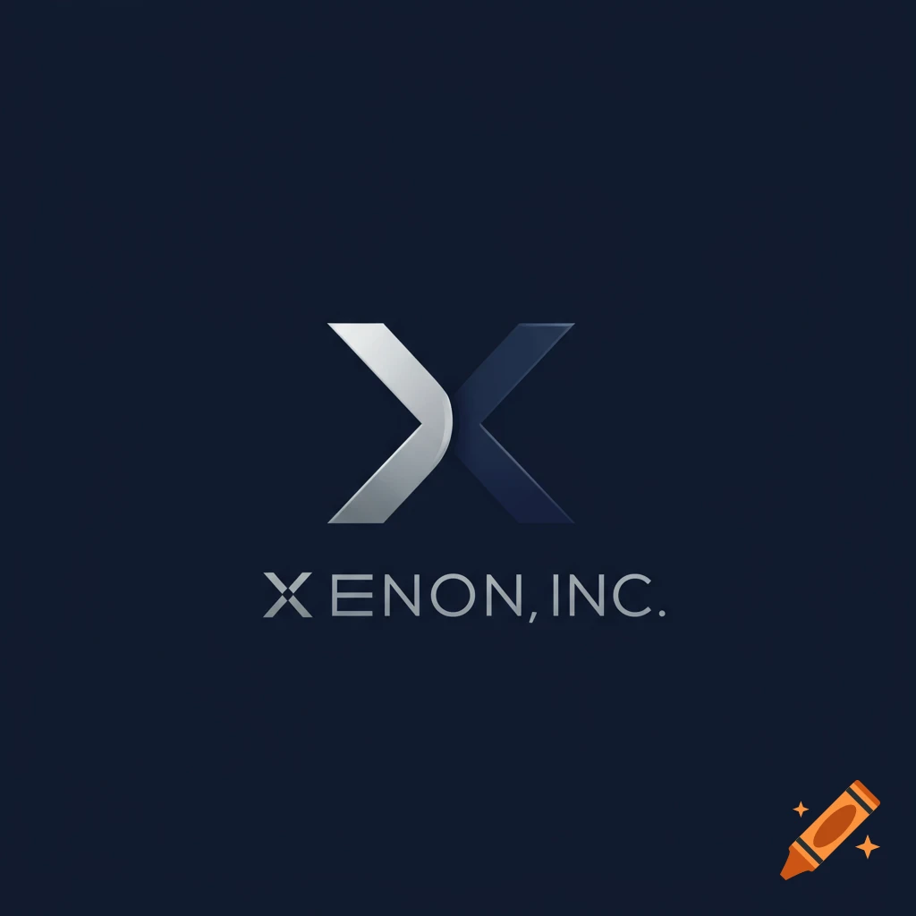 A logo featuring a stylized silver and blue X above the text XENON, INC. on a dark background.