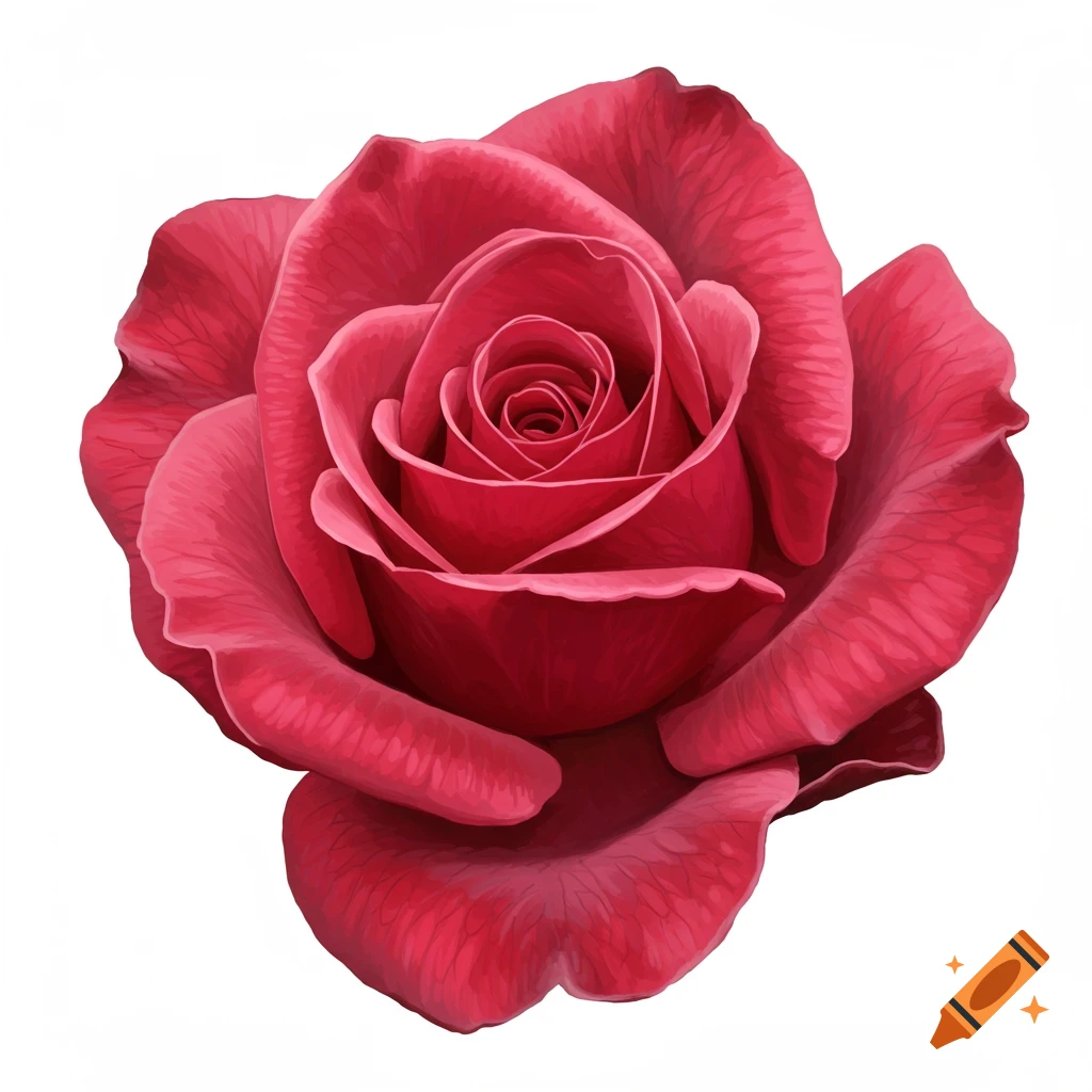Close-up of a vibrant red rose in bloom