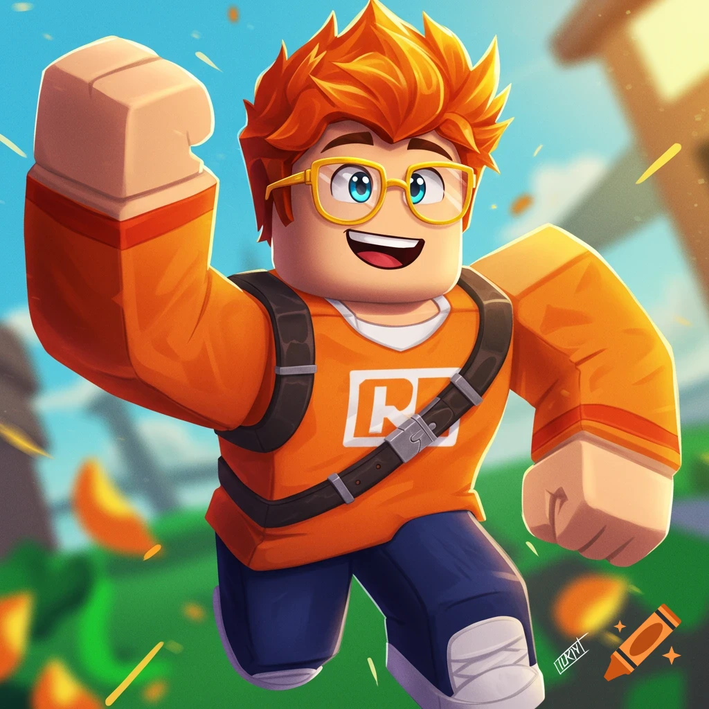 Ruben Sim Roblox avatar on Craiyon