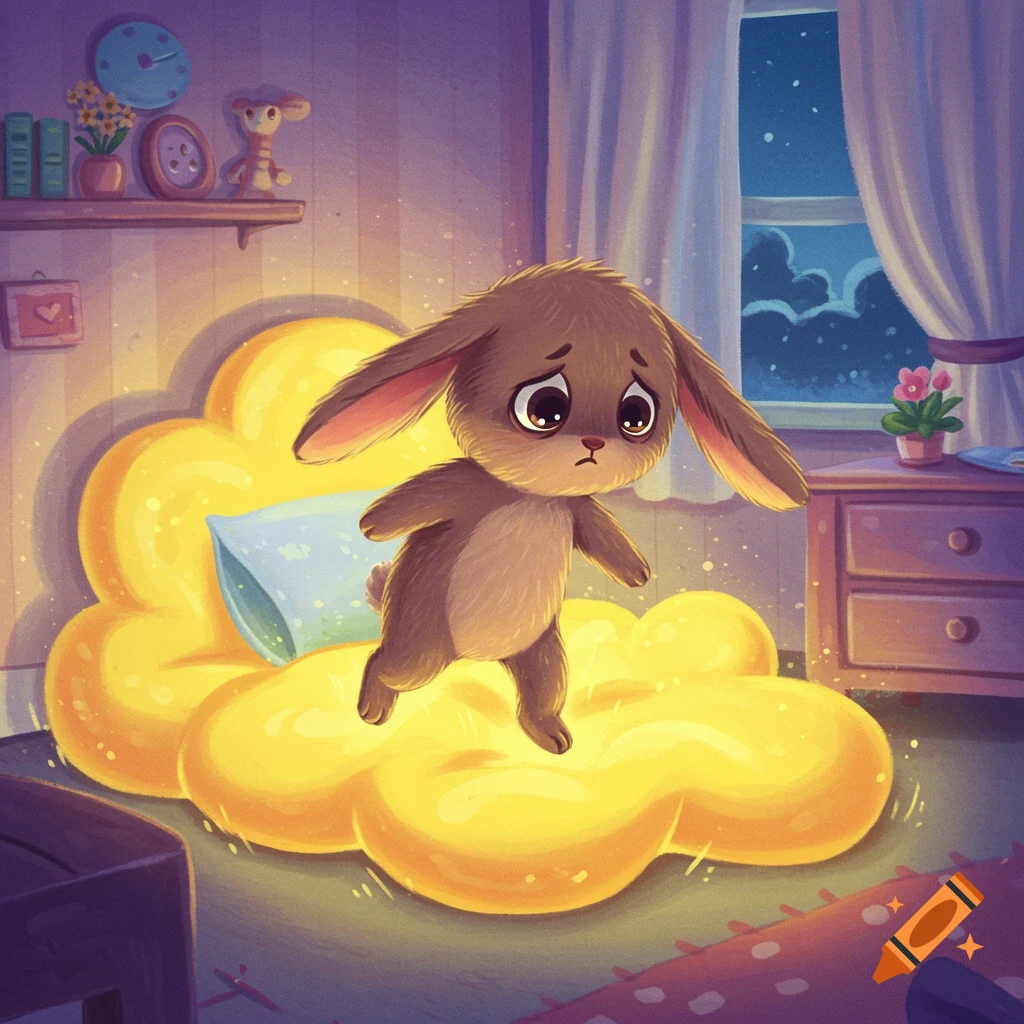 Lazy bunny on Craiyon