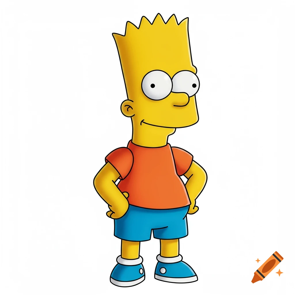 An illustration of the cartoon character Bart Simpson
