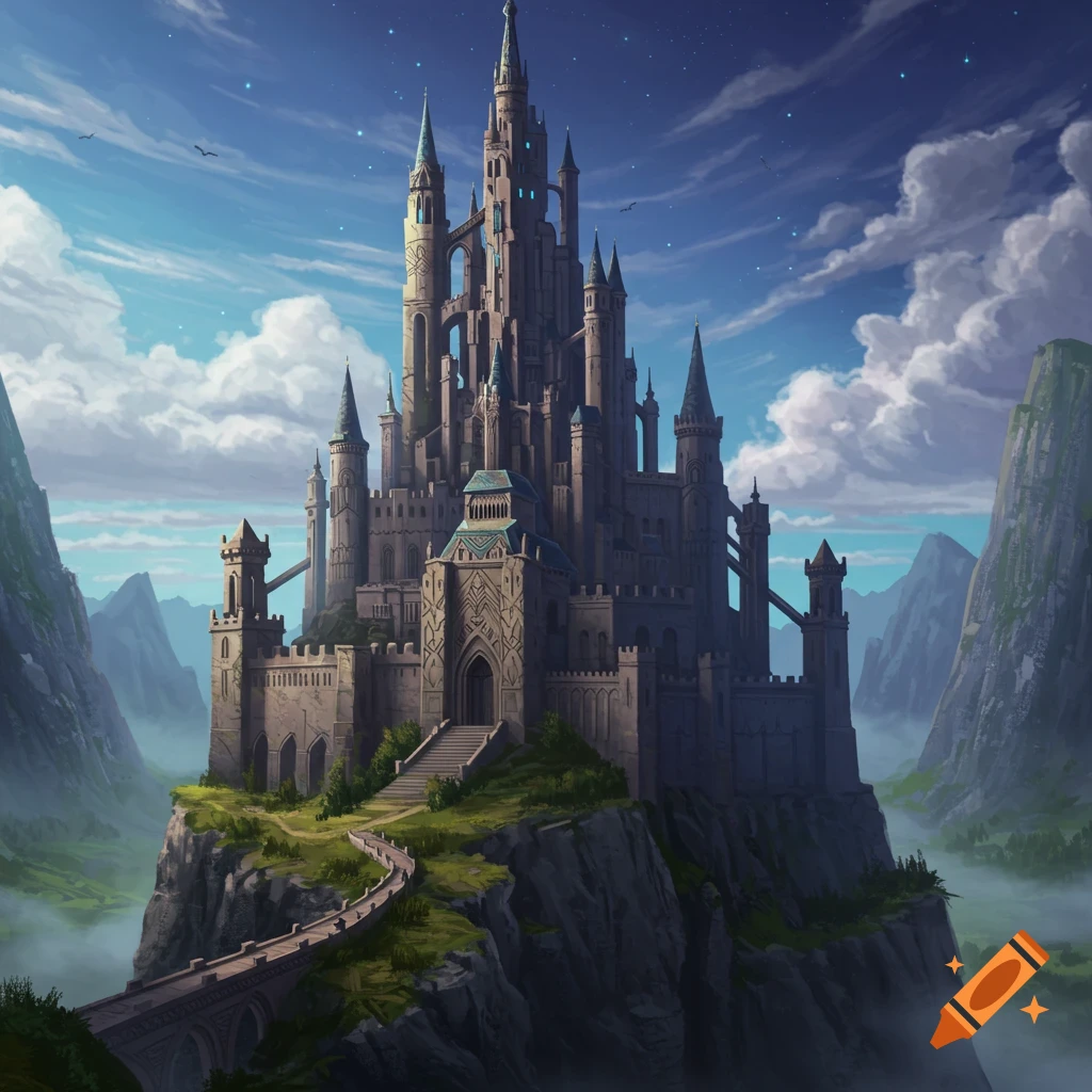 Tropical Island Fantasy Port City on Craiyon