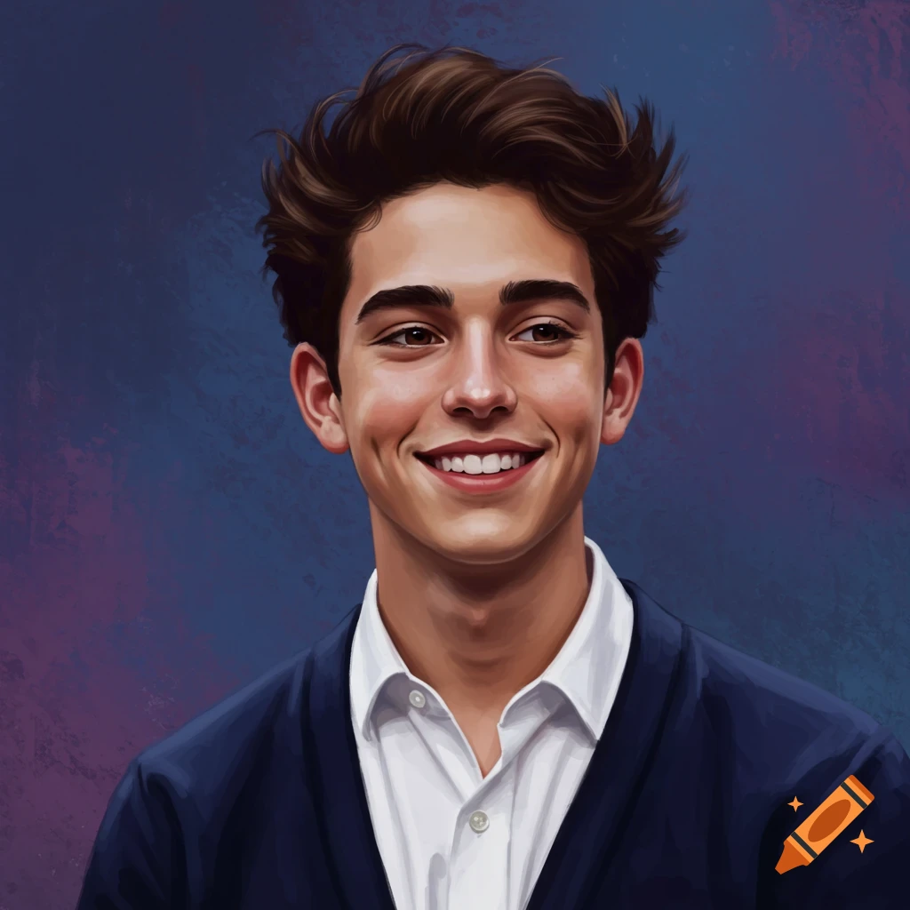 Portrait of a smiling young man