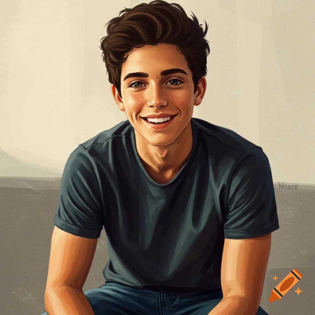 A smiling young man