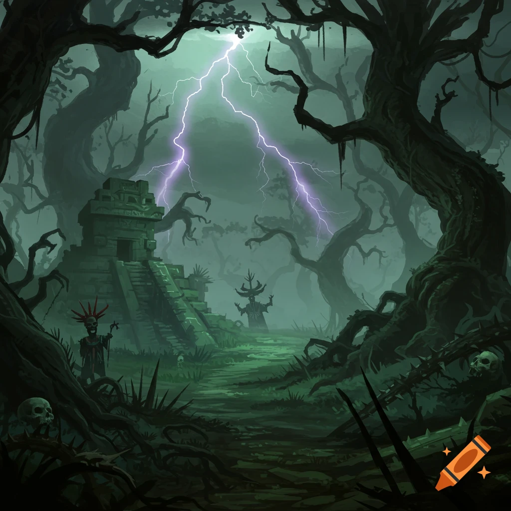 Elvish gate leading into a cavern in the underdark on Craiyon