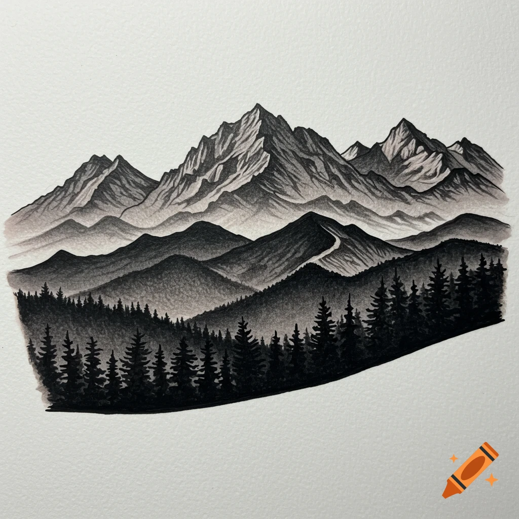 Mountainscape created on Craiyon Mountainscape created on Craiyon