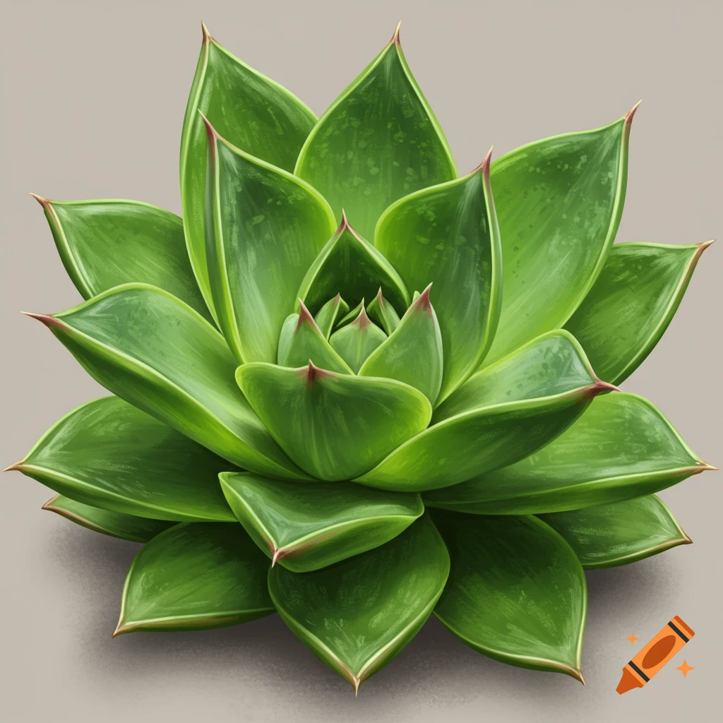 Close-up of a green succulent plant