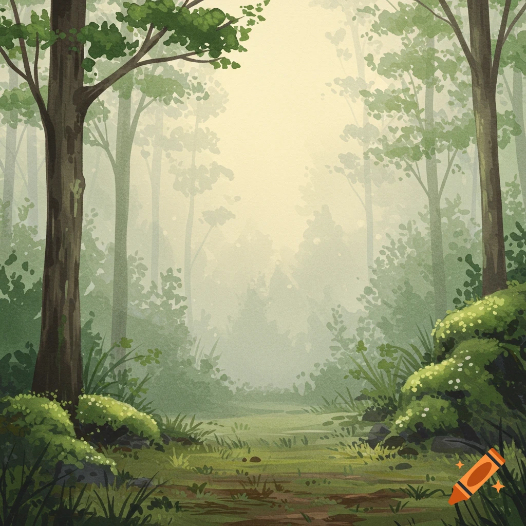 8 bit forest on craiyon