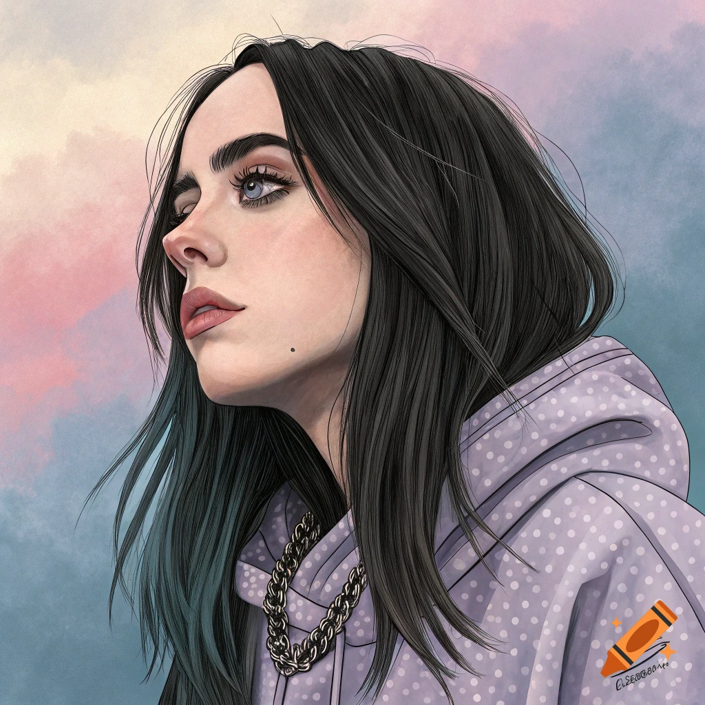 Portrait of Billie Eilish.