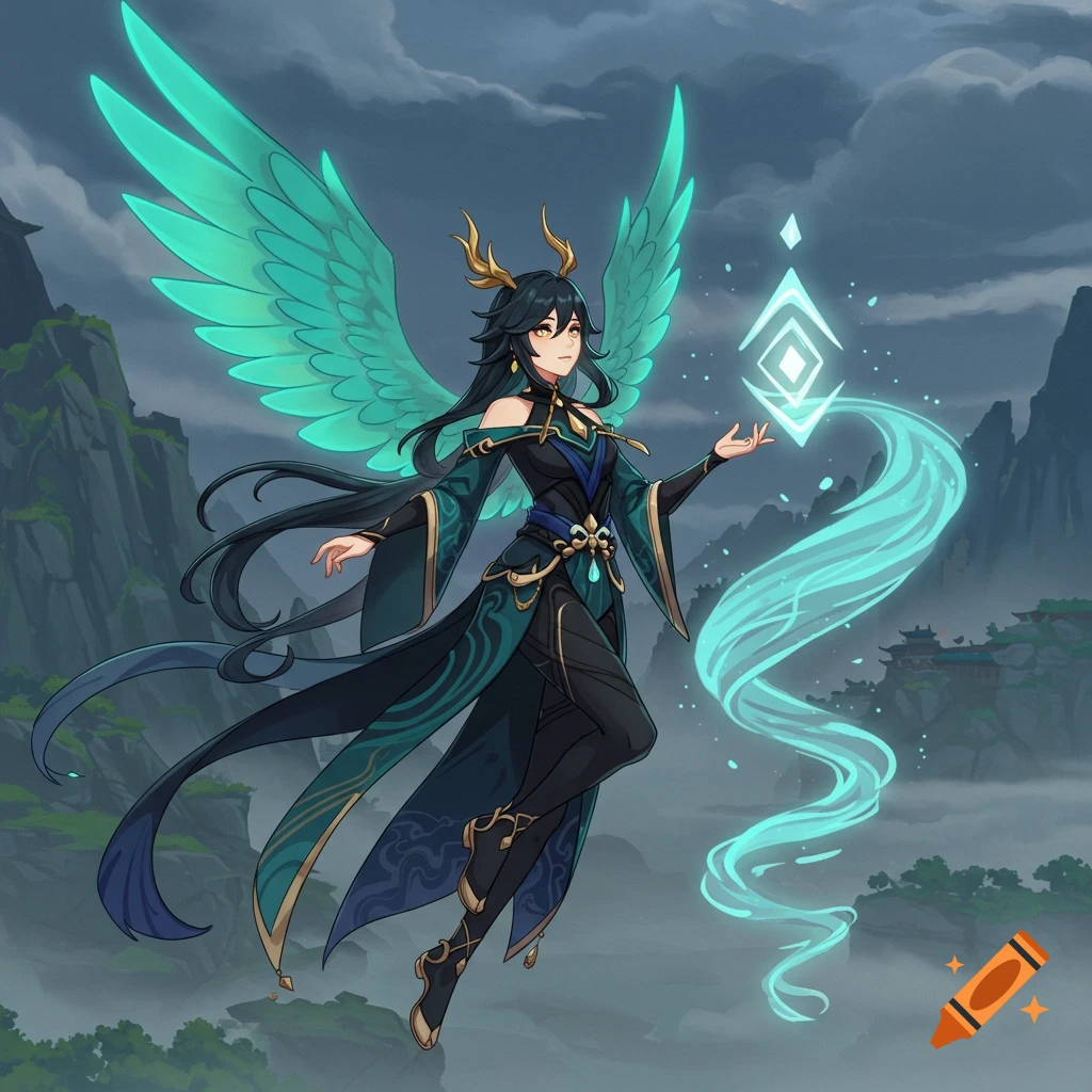liyuen-goddess-of-souls-and-spirits-with-dragon-features-in-genshin