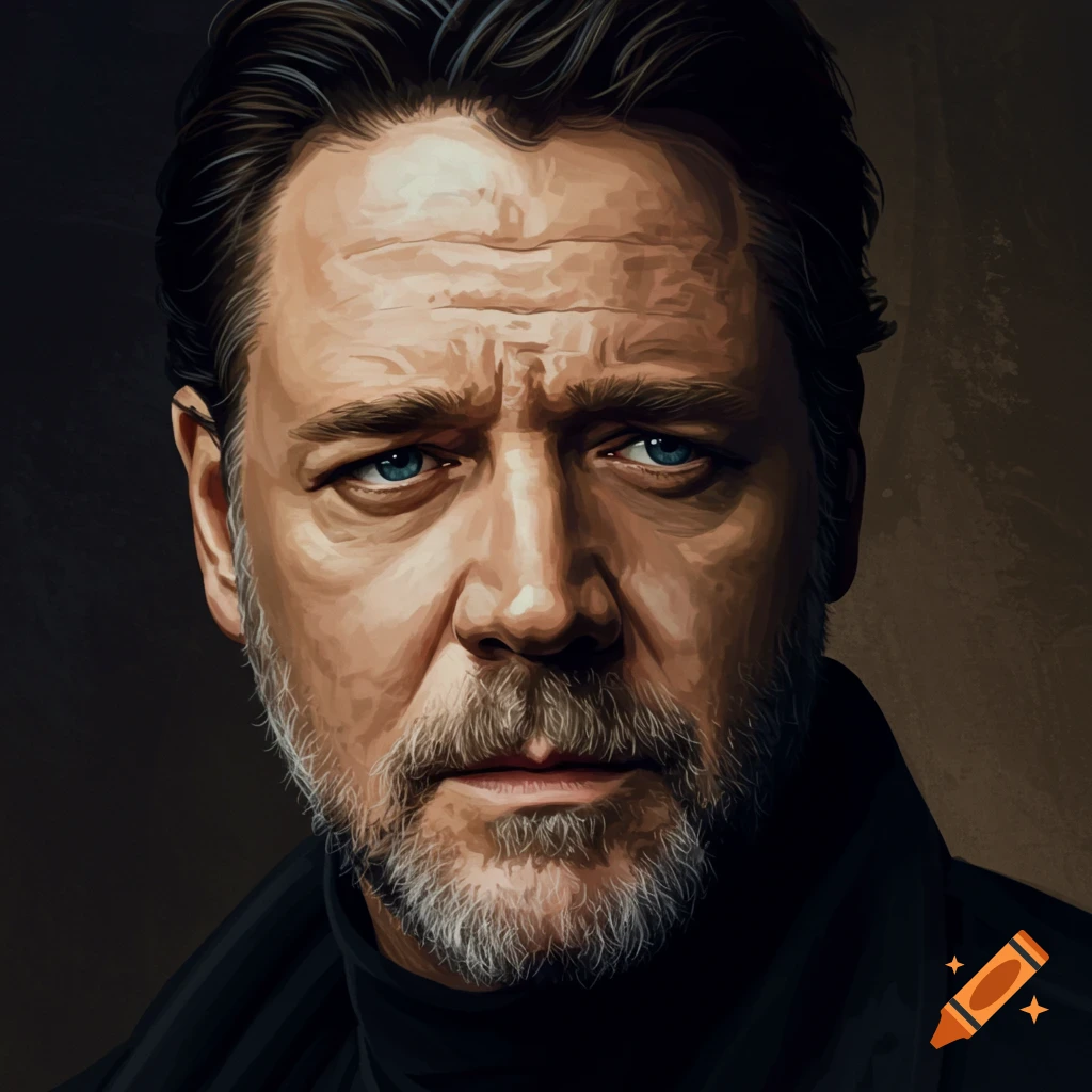 Portrait of a man with a beard and blue eyes.