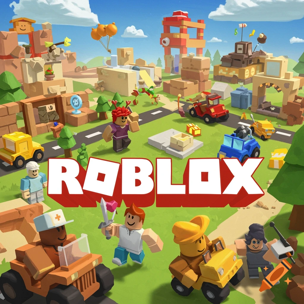 Roblox shooting game image on Craiyon