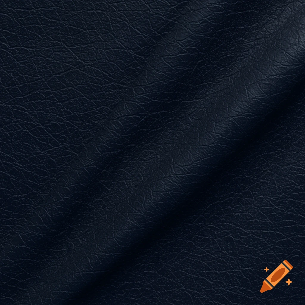 Dark navy blue leather texture with folds and highlights.
