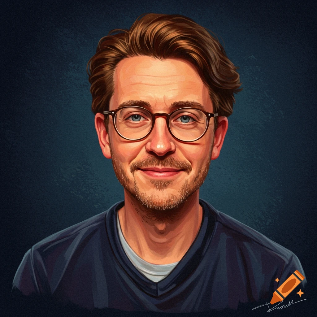 A man with glasses and beard