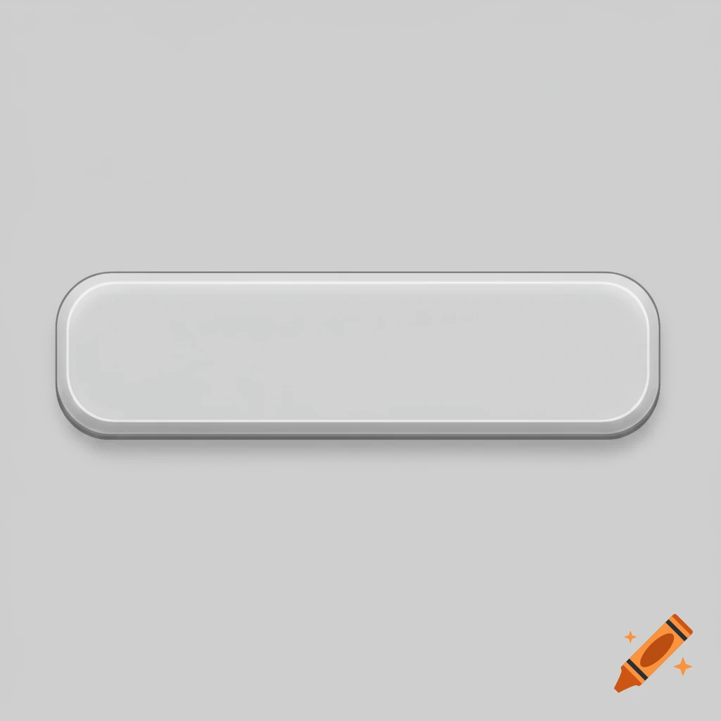 A blank grey button graphic with rounded corners against a grey background.