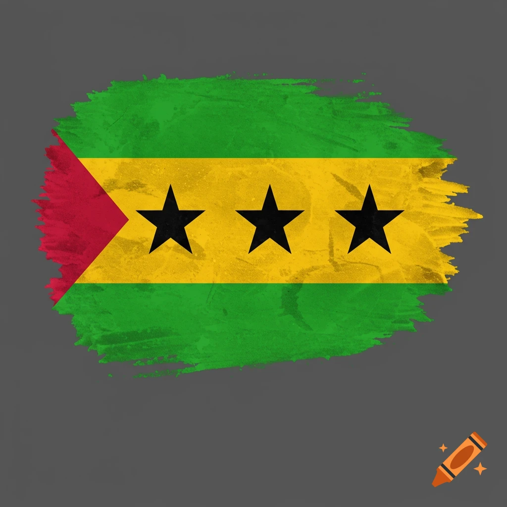 Brush stroke depiction of the S
Samples Tom

and Pr

cipe flag