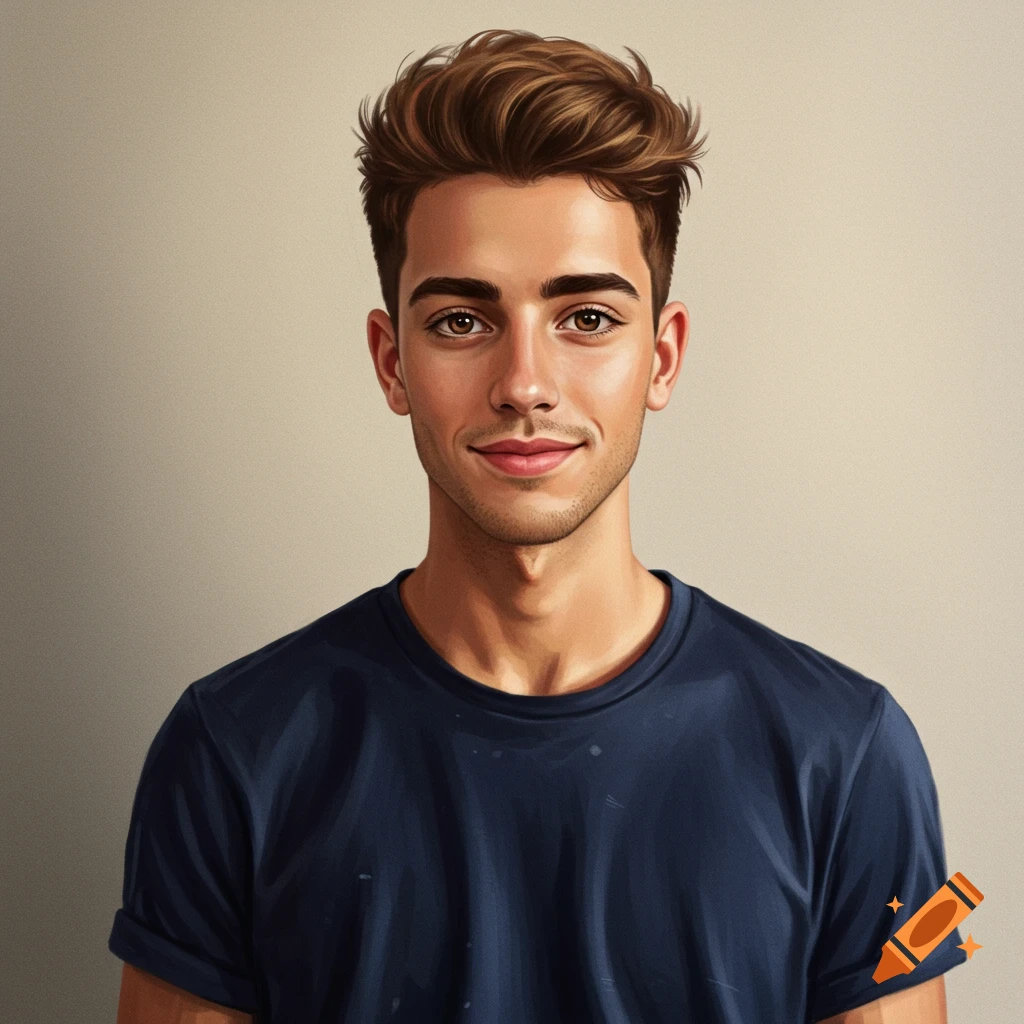 portrait of a young man.