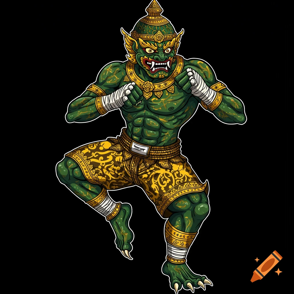 Thai Art created on Craiyon