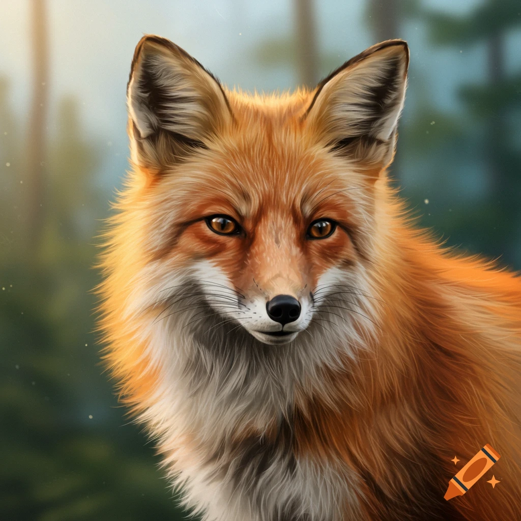 Close-up of a red fox