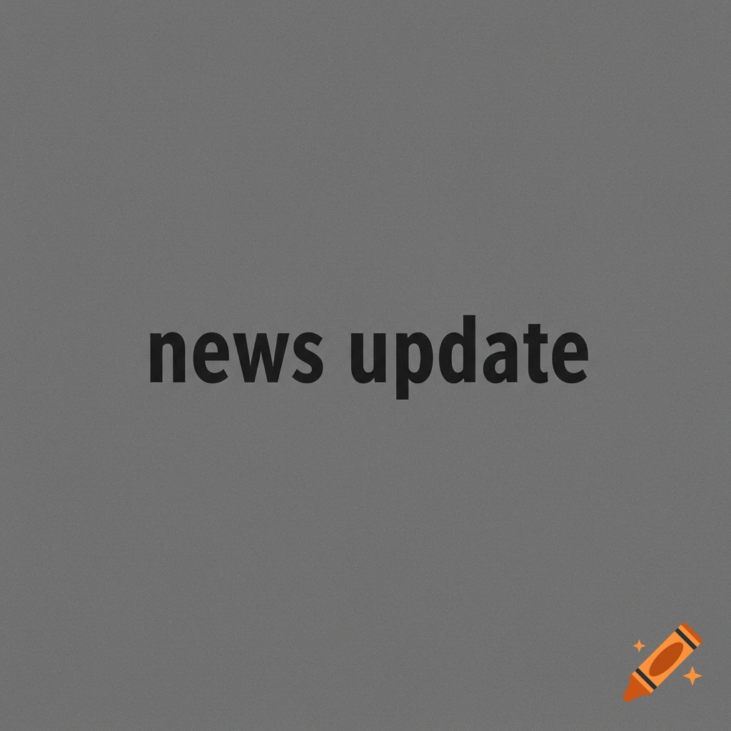 The words "news update" in black text on a solid gray background.