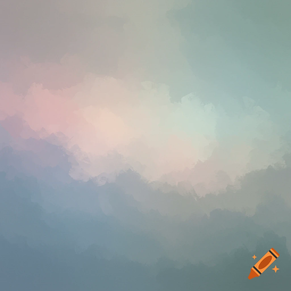 Abstract with soft, blended pastel colors.