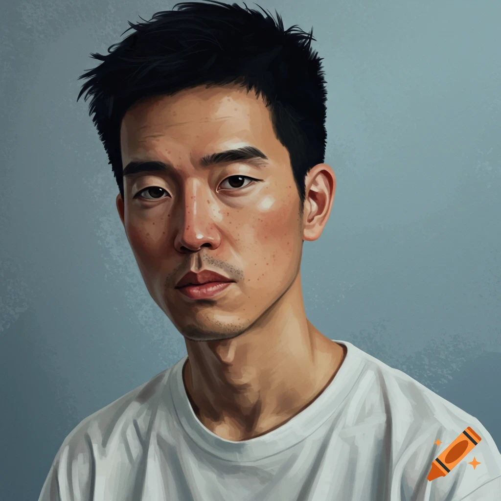 A portrait of a man.