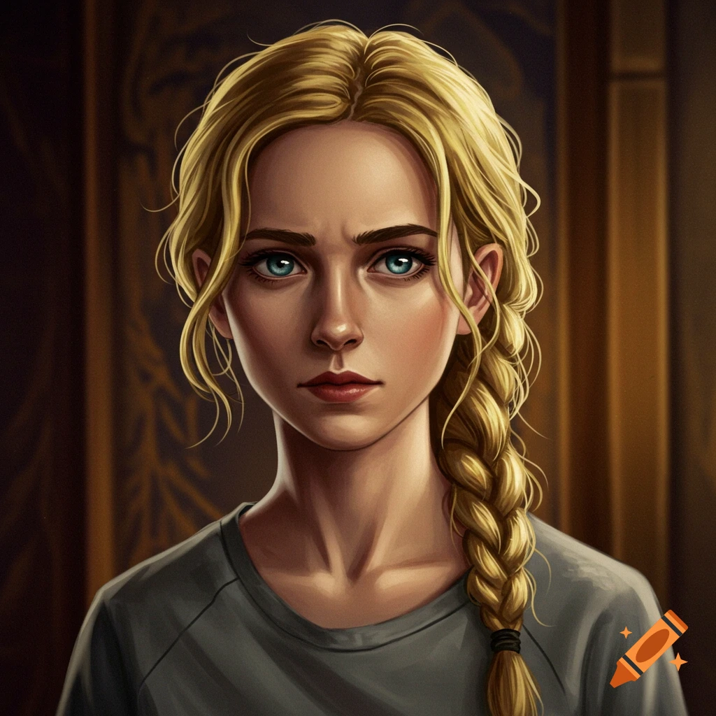 Portrait of Annabeth Chase, a young woman with blonde hair and blue eyes.