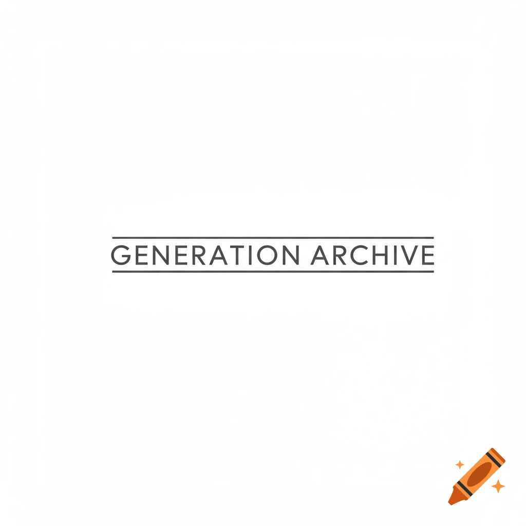 A logo with the text 'Generation Archive' and double lines above and below.