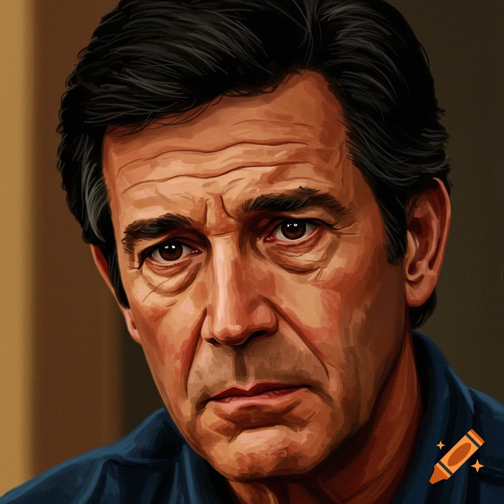 A man's face