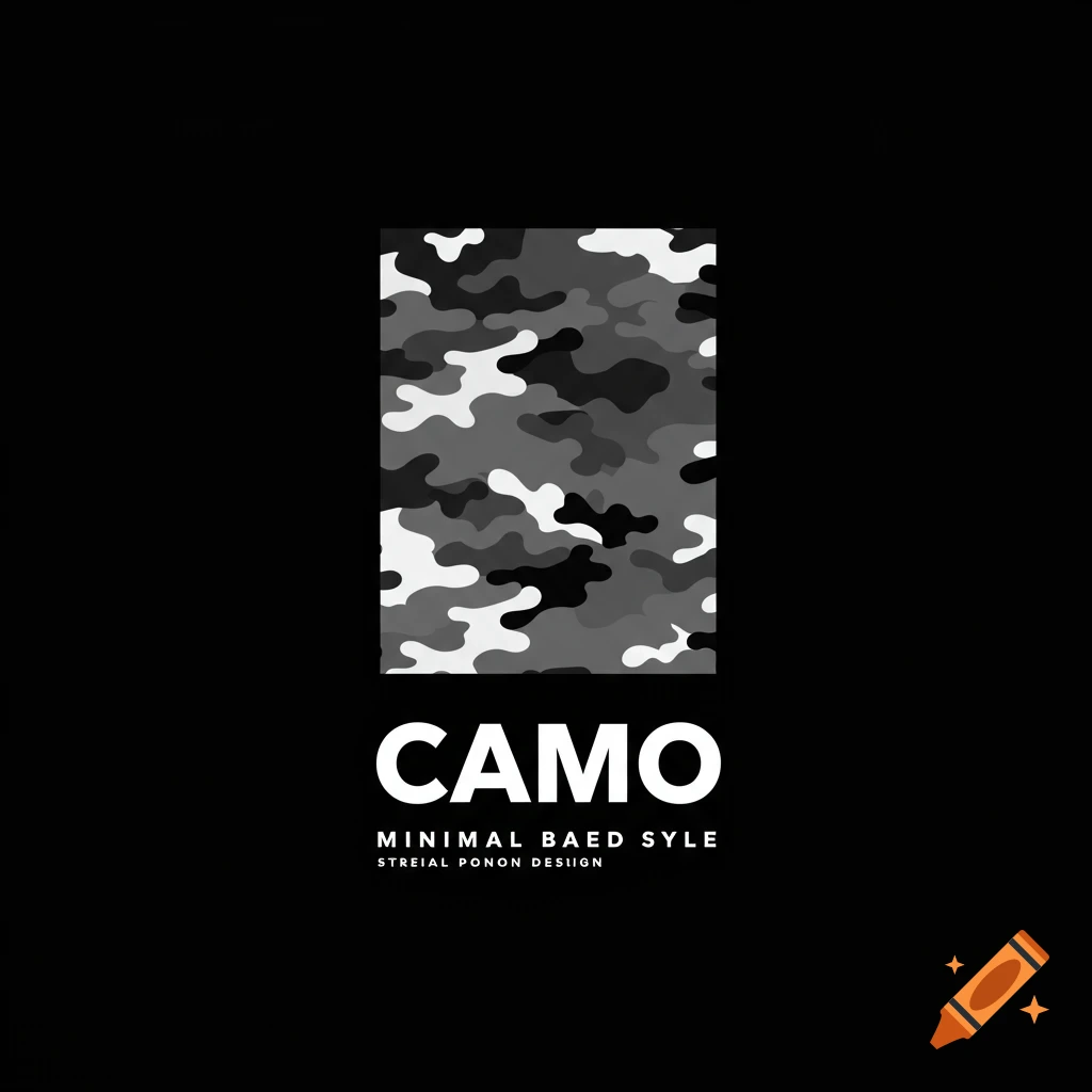 A logo with a grey and white camouflage pattern rectangle above the word CAMO on a black background.