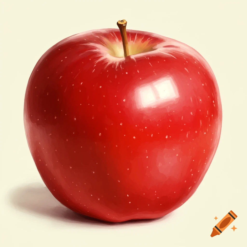 A red apple
