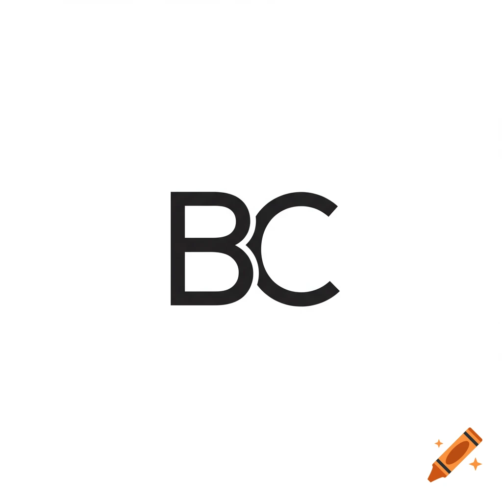 Black interlocking logo of the letters B and C.